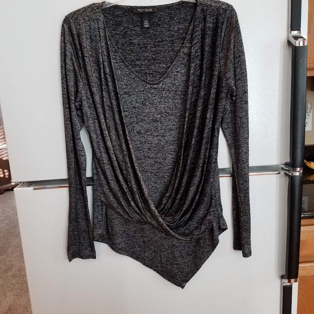 White House Black Market  Asymmetrical Top